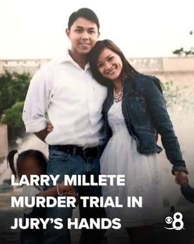 A jury is now deliberating on whether Chula Vista's Larry Millete killed  his wife Maya Millete in 2021 or if he will walk free. What we know:  https://www.cbs8.com/article/news/investigations/millete /jury-deliberates-fate-larry-millete-murder-trial-wife ...
