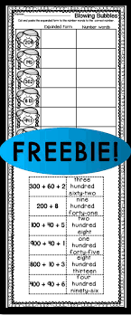 Expanded Form Second Grade Math Math Resources Expanded Form Worksheets