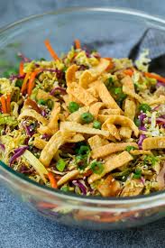 The base of the dressing is equal parts or soy sauce, rice vinegar, freshly minced ginger, and garlic, sesame oil and some neutral grapeseed. Chinese Chicken Salad Dinner At The Zoo