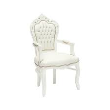 Grazie agli attrezzi forniti e alle istruzioni dettagliate, la sedia si monta in poco tempo. Poltroncina Barocco Da Camera In Legno Ed Ecopelle Bianco Cm 63x65x108 Collyshop