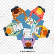 Creative Roundtable Background Vector Material Team Meeting Table Meeting Png Transparent Clipart Image And Psd File For Free Download Social Media Design Inspiration Clip Art Meeting Table
