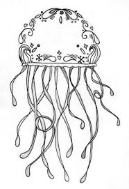 23 abstract coloring pages animals jellyfish. Jellyfish Mandala Drawing Novocom Top