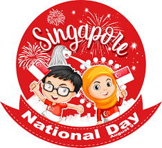 Asian metropolis touristic attractions illustration. Singapore National Day With Children Hold Singapore Flag Cartoon Character 2887692 Vector Art At Vecteezy