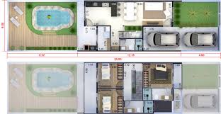 Si bien se trata de un plano de casa pequeña la misma contará con una cochera independiente sobre el lateral izquierdo. Plano De Casa Pequena Y Moderna Planos De Casas Modelos De Casas E Mansiones E Fachadas De Casas