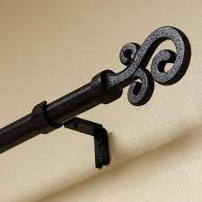 Intercrown 39 110 Savannah 1 Diameter Decorative Single Drapery Rod At Menards Drapery Hardware Home Curtains Drapery Rods