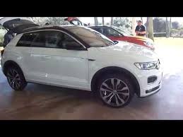 Volkswagen New T Roc R Line 2018 White Silver Orange Metallic First Look Youtube