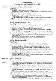 Livecareer provides examples with the best format, template and keyword our software engineer resume example, along with livecareer's writing tips and tools, can help you write a document that will get you into the. Principal Software Engineer Resume Samples Velvet Jobs