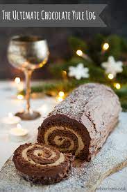 The Ultimate Chocolate Yule Log With Love From Lou Recipe Yule Log Recipe Yule Log Cake Chocolate Yule Log Recipe