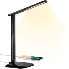 4.4 out of 5 stars 84. Led Desk Lamp Eye Caring Table Lamp Desk Light With Usb Charging Port 5 Color Mode And 5 Brightness Levels Sensitive Control 10w Power For Reading Working Painting Sleeping In Home Office