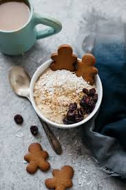 Instead of having to cook your oats, you can actually eat them raw by soaking them in milk or water for at least 2 hours or overnight. Gingerbread Overnight Oats Healthy Nibbles