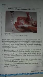 Tulislah Ringkasan Langkah Mencuci Tangan Pada Teks 2 Dengan Bahasamu Sendiri Brainly Co Id