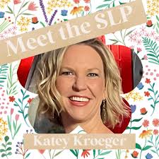 Next up, DRUM ROLL PLEASE….. ⭐️ Katey Kroeger, MS, CF-SLP ⭐️ Meet Katey, a  speech-language pathologist at Luke Therapy Services with experience  supporting communication across the lifespan—from 👶 infant feeding and  early