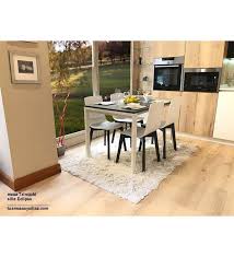 ¿qué características debe tener mi mesa de comedor extensible? Mesa Cuadrada Extensible De Cocina O Comedor Blanca Madera Cristal