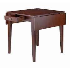 Winsome Wood Hamilton Double Drop Leaf Dining Table Walnut Walmart Com In 2020 Drop Leaf Dining Table Space Saving Dining Table Dining Table In Kitchen