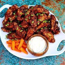 Traeger Wings Are The Best Wings Simple 350 Until Crispy Exterior Then Pull Them Defini Traeger Recipes Traeger Grill Recipes Chicken Smoked Food Recipes