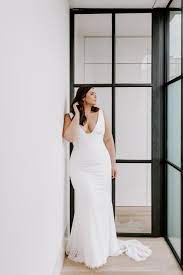 Satin or silky satin fabric is a good choice for simple wedding gowns. The Perfect Wedding Dress For Your Body Type Socialandpersonalweddings Ie