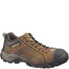 89957 Caterpillar Mens Argon Ct Safety Shoes Dark Brown