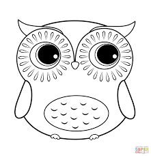 Cartoon Owl Coloring Page Free Printable Coloring Pages Owl Coloring Pages Cartoon Coloring Pages Cute Easy Animal Drawings Parents can download painting for kids.