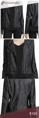 Max Studio Faux Leather Jacket Leather Jacket Faux Leather Jackets Clothes Design