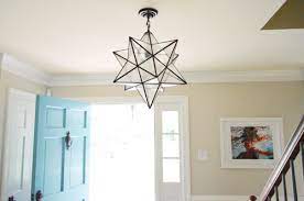 Check out our large moravian star selection for the very best in unique or custom, handmade pieces from our shops. Hanging A Moravian Star Light In The Foyer Young House Love