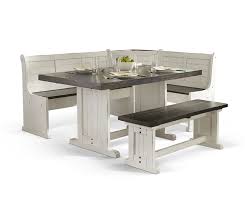 This 36 inch round table top with beveled edges is glo. Carriage House 4 Piece Breakfast Nook Dining Room Set In European Cottage Finish By Sunny Designs Sd 0113ec