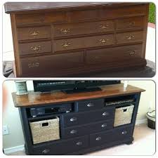 This tv stand features a stylish set of barn doors inspired by the countryside. Tv Stand Dresser Combo Dresser