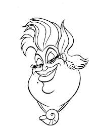 Amazing ursula coloring page 41 on gallery coloring ideas with. Ursula Coloring Pages Free Printable Ursula Coloring Pages
