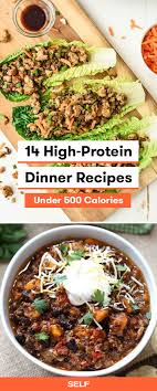 27 High Protein Dinner Recipes Under 500 Calories Protein Dinner Recipes High Protein Recipes Dinner High Protein Dinner