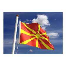 The republic of macedonia is home to over 2 million people united under one official flag. China Macedonian Polyester Banner National Macedonia Flag With Two Brass Grommets China Macedonia Flag And Macedonian Flag Price
