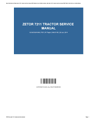 Maybe you would like to learn more about one of these? Zetor 7211 Tractor Service Manual By Michaelhaslett3683 Issuu