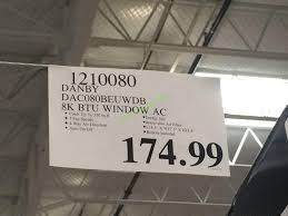 Unit was left to run for about 2 hours in the morning with the temperature all the way up to 85 to let it dry out. Danby Dac080eub7gdb 8k Btu Window Ac Costcochaser