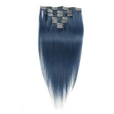 Ombre jumbo braid hair extensions synthetic high temperature fiber kanekalon braiding hair 5pcs 24. Buy Blonde Highlight Blue Hair Extensions Leeshairdressing Com