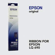 Perfect harmonisation between printer mechanism and ribbon transport means uniform distribution of colour which, in turn, ensures a clean and pleasing appearance and also. Epson Original Ribbon Lq690 5 Pack