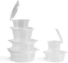 And education long term exposure to small quantity. Amazon Com 50pcs Lot 1 1 5 Ounce Small Plastic Disposable Sauce Cups Food Storage Containers Clear Transparent Package Boxes Lids 1 5 Ounce Kitchen Dining