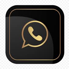 Black whatsapp png and black whatsapp transparent for download. Hd Luxury Black Gold Square Whatsapp Icon Png In 2021 Icon Black Gold Gold App