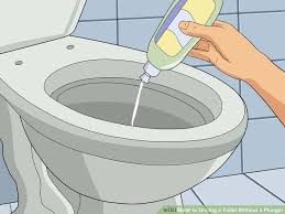 How To Unclog A Toilet Without A Plunger How To Unclog Toilet Clogged Toilet Unclog