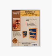 Leaving a shelf out will compromise the integrity of the bookcase and void the warranty. Barrister S Bookcase Plan Lee Valley Tools