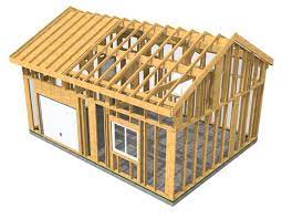 garage en ossature bois 44m ossature bois plan cabane en bois maison ossature bois