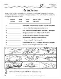Check out our great selection of preschool social studies worksheets and printables. On The Surface Social Studies Vocabulary Printable Skills Sheets