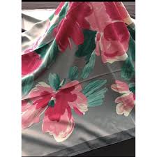 Pasang english cotton caroline 100% cotton corak terkini corak bunga by ptt. Ready Stock Matte Satin Corak Bunga Bidang 45 10 Colours Tudung Printed Floral Shopee Malaysia