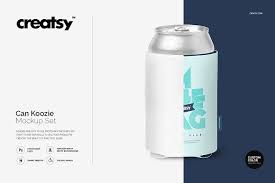 Can Koozie Mockup Set Mockup Bottle Mockup Free Psd Mockups Templates