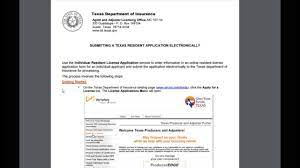 Maybe you would like to learn more about one of these? Apply For Tx Dept Insurance License Youtube
