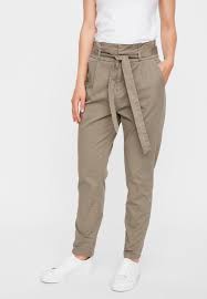 Google.maps = google.maps || {}; Vero Moda Vmeva Stoffhose Bungee Cord Dunkelgrau Zalando De