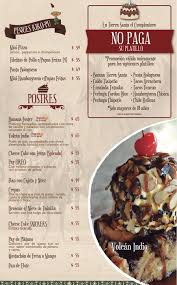 Tierra Santa Monclova Comidas Sencillas Cartas De Menu Alimentos