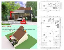 Tipe rumah 36 memang terkesan kecil. 30 Desain Denah Rumah Minimalis 2 Lantai Sederhana Modern