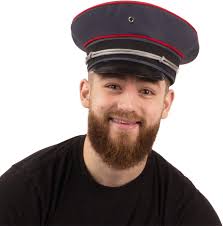 Tigerdoe Gray Captain Hat