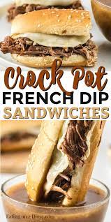 This Crock Pot French Dip Recipe Is So Tender And Delicious My Family Loves This Meal And The Crock Pot Makes French Dip Recipes French Dip Crock Pot Recipes