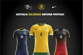 Clothing giant nike has announced the australian world cup 2018 jersey won't be released. Australia Socceroos Uniform Proposal 2016 On Behance