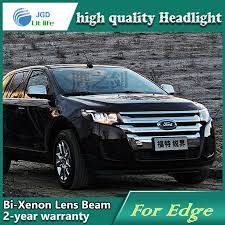 Car Styling Head Lamp Case For Ford Edge Headlights Led Headlight Drl Lens Double Beam Bi Xenon Hid Car Accessories Ford Edge Headlights Led Headlights