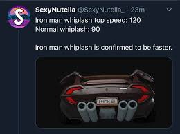 Sexynutella featured a picture of the car on their twitter post about the. Iron Man Car Stats Via Sexynuttella Fortnite Fortnite Quiz